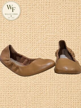 Torrid Tan Faux Leather Ballet Flats Women’s Size 10.5 Wide